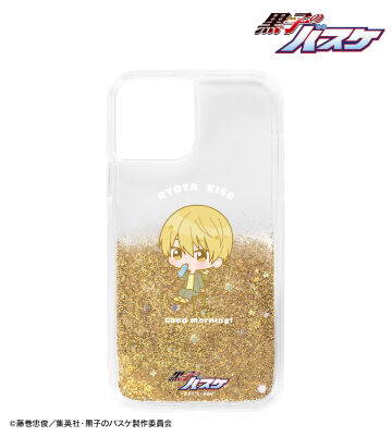 黄瀬涼太 ちびキャラ 朝のひとときver. グリッターiPhoneケース