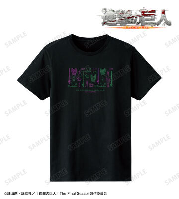 エルヴィン＆リヴァイ モチーフ柄 Tシャツ
