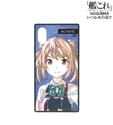 満潮 Ani-Art スクエア強化ガラスiPhoneケース