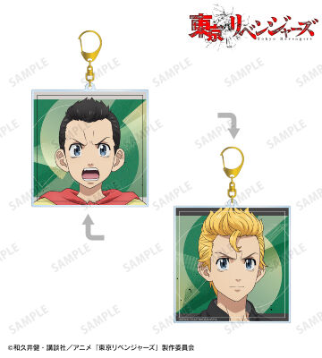 描き下ろしイラスト 花垣 武道 過去ver./2005年ver. 両面BIGアクリルキーホルダー