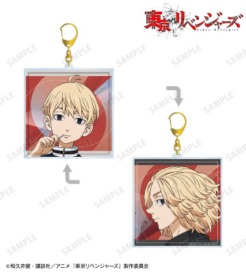 描き下ろしイラスト 佐野 万次郎 過去ver./2005年ver. 両面BIGアクリルキーホルダー