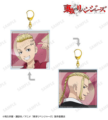 描き下ろしイラスト 龍宮寺 堅 過去ver./2005年ver. 両面BIGアクリルキーホルダー