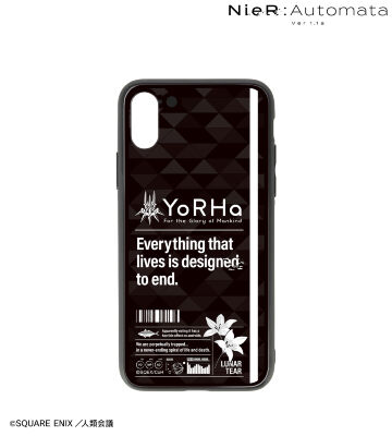 ヨルハ部隊 強化ガラスiPhoneケース