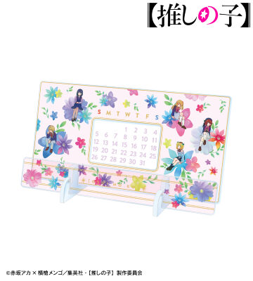 集合 Botania 卓上アクリル万年カレンダー