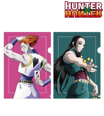 描き下ろし ヒソカ＆イルミ 戦う背中ver. クリアファイル2枚セット