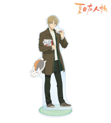 描き下ろしイラスト 名取周一&ニャンコ先生 冬の装いver. 特大アクリルスタンド