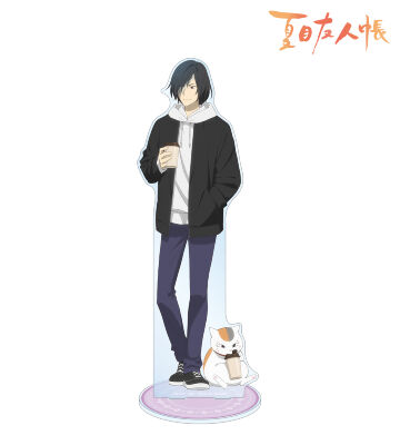 描き下ろしイラスト 的場静司&ニャンコ先生 冬の装いver. 特大アクリルスタンド