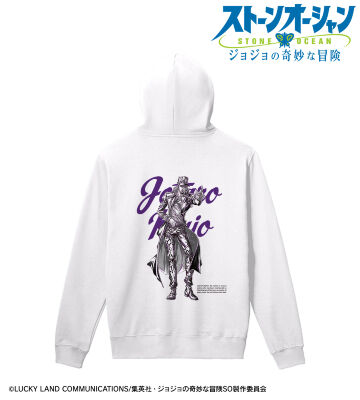 空条承太郎 Ani-Art BLACK LABEL バックプリントパーカー
