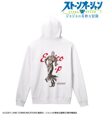 エンリコ・プッチ Ani-Art BLACK LABEL バックプリントパーカー