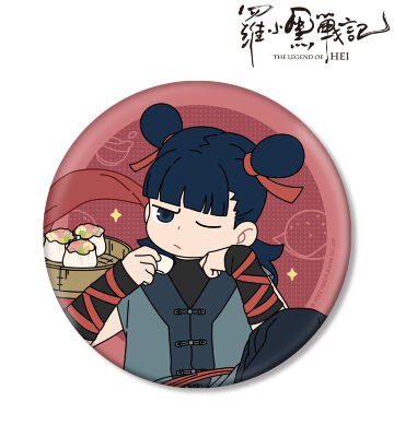 描き下ろしイラスト ナタ 飲茶ver. BIG缶バッジ
