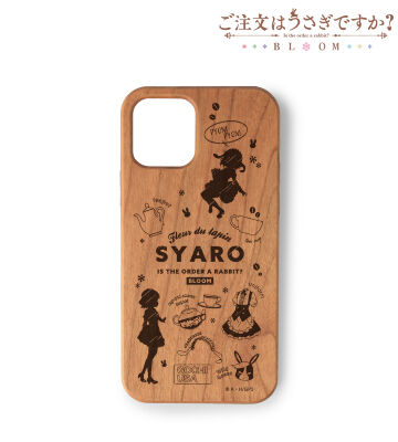 シャロ Ani-Sketch ウッドiPhoneケース