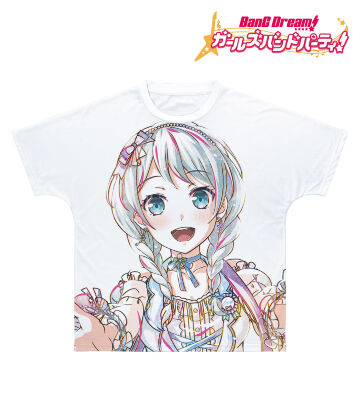 BanG Dream! ガールズバンドパーティ! 青葉モカ Afterglow Ani-Art フルグラフィックTシャツ ユニセックス Lサイズ BanG Dream! ガールズバンドパーティ！ - Ani-Art フル