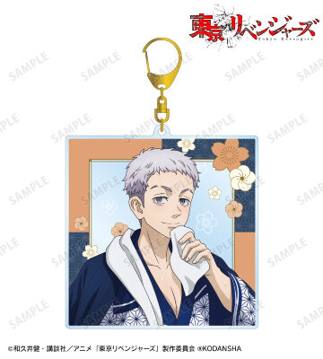 描き下ろし 三ツ谷 隆 温泉浴衣ver. BIGアクリルキーホルダー