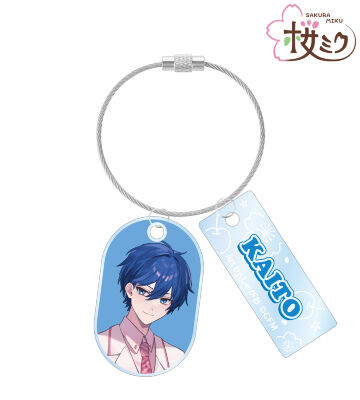 描き下ろし KAITO 桜パーティーver. Art by しゅがお 2連ワイヤーアクリルキーホルダー