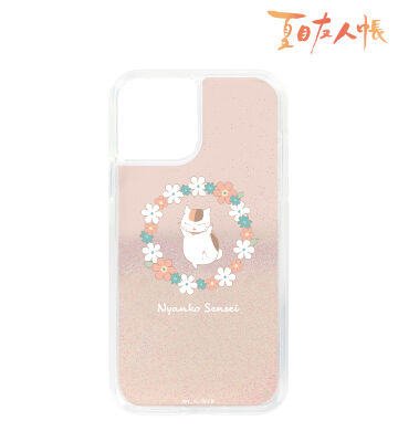 ニャンコ先生 グリッターiPhoneケース ver.B