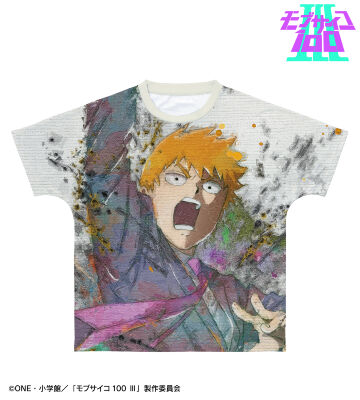 霊幻新隆 grunge CANVAS フルグラフィックTシャツ