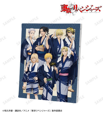 描き下ろし 東京卍會&羽宮 一虎 温泉浴衣ver. キャンバスボード