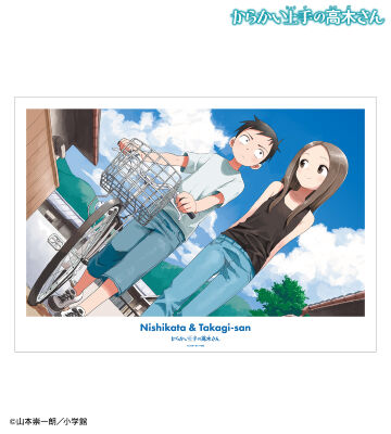 高木さん&西片 A3マット加工ポスター ver.C