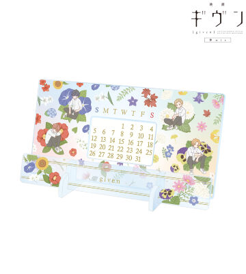 集合 Botania 卓上アクリル万年カレンダー
