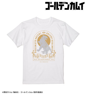杉元佐一 ホワイトタイガーモチーフTシャツ/レディース