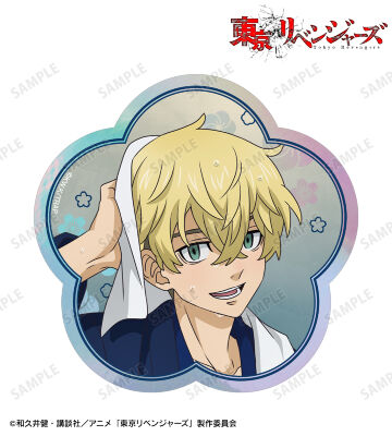 描き下ろし 松野 千冬 温泉浴衣ver. オーロラステッカー