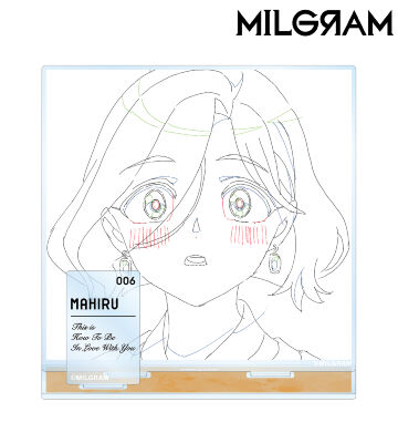 ミルグラム公式ファンアート　キャンバスボード　ミコト　当選品 MILGRAM -ミルグラム- - ミコト Ani-Art キャンバスボード