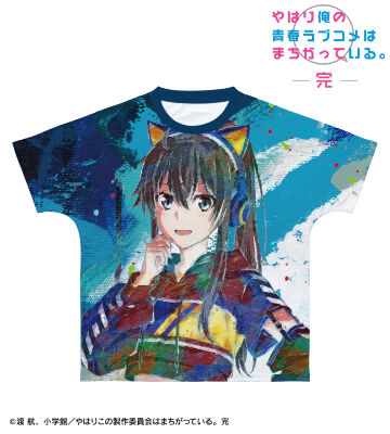 描き下ろし 雪ノ下雪乃 ゲーミングファッションver. grunge CANVAS フルグラフィックTシャツ