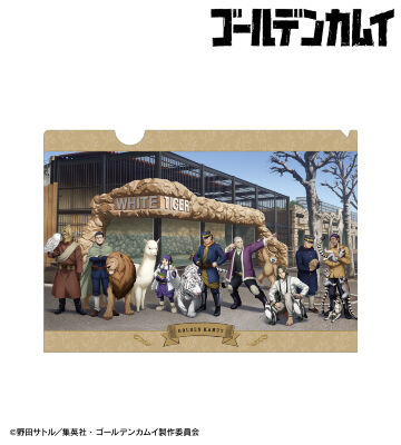 描き下ろし 集合 動物とのふれあいver. クリアファイル