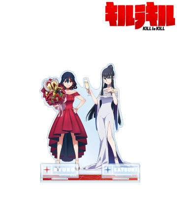 纏流子 ポスター キルラキル」ドレスアップした流子たちが登場！放送10周年記念の