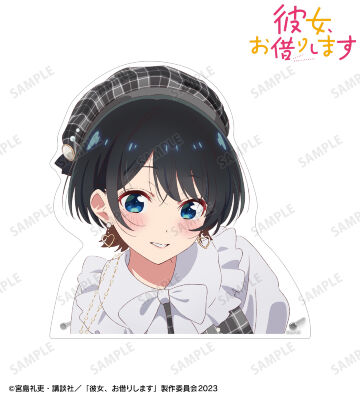 描き下ろし 更科瑠夏 ガーリーファッションver. 特大ダイカットアクリルパネル