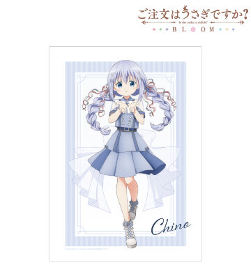 ご注文はうさぎですか??A3クリアポスター 3Dポスター キャンバス