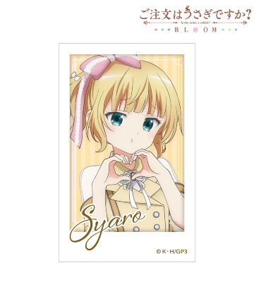 描き下ろし シャロ アイドル制服ver. インスタントカメラ風イラストカード