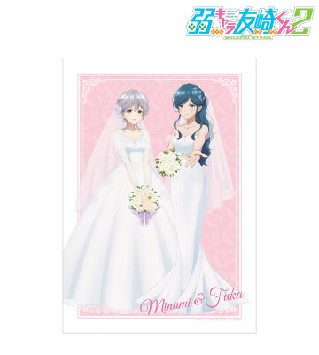 描き下ろし 集合 ウェディングドレスver. A3マット加工ポスター