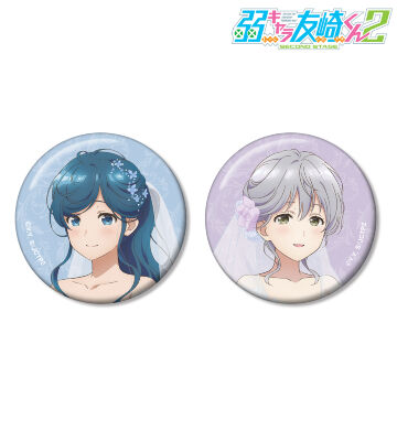 描き下ろし ウェディングドレスver.  缶バッジ2個セット