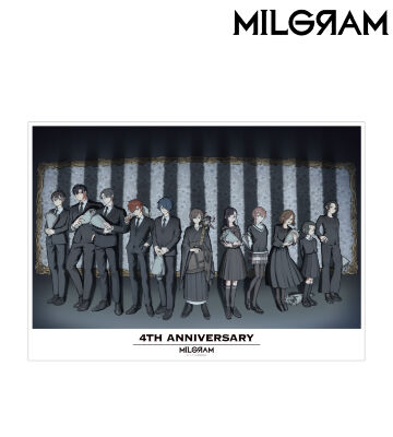描き下ろし 集合 4th Anniversary ver. A3マット加工ポスター