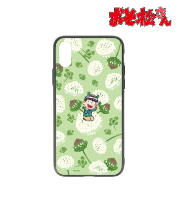 チョロ松 Botania 角丸強化ガラスiPhoneケース
