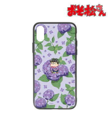 一松 Botania 角丸強化ガラスiPhoneケース