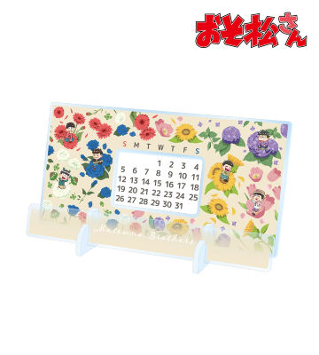 集合 Botania 卓上アクリル万年カレンダー ver.A
