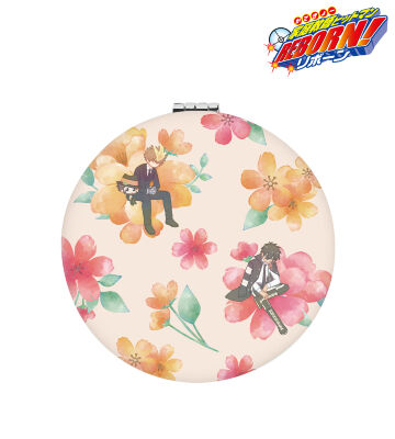 沢田 綱吉&リボーン&XANXUS（10年後） Botania 丸形折りたたみミラー