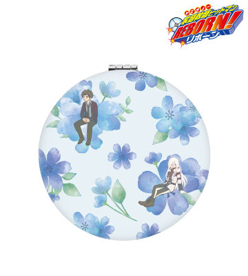 山本 武（10年後）&スペルビ・スクアーロ（10年後） Botania 丸形折りたたみミラー