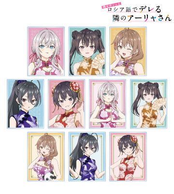 描き下ろし チャイナドレスver. トレーディングアクリルカード