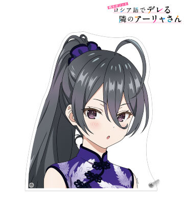 描き下ろし 綾乃 チャイナドレスver. 特大ダイカットアクリルパネル