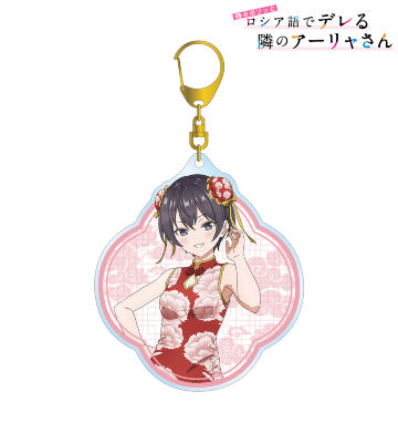 描き下ろし 茅咲 チャイナドレスver. BIGアクリルキーホルダー