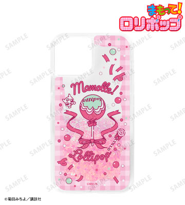 モチーフ グリッターiPhoneケース