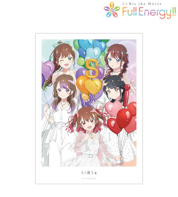 描き下ろし 集合 ホワイトワンピースver. A3マット加工ポスター