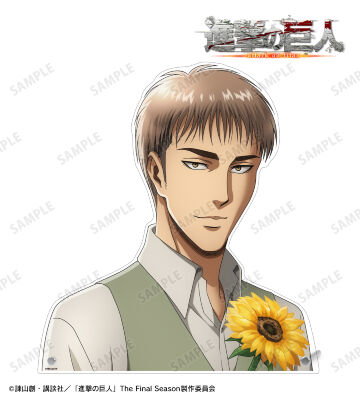 描き下ろし ジャン Flower Shop ver. 特大ダイカットアクリルパネル
