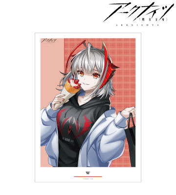 描き起こしイラスト W ショッピングver. A3マット加工ポスター