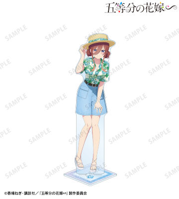 描き下ろし 中野三玖 アロハシャツver. 特大アクリルスタンド