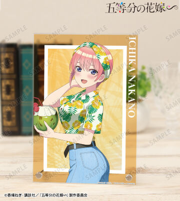 描き下ろし 中野一花 アロハシャツver. A5アクリルパネル