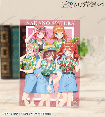 描き下ろし 集合 アロハシャツver. A5アクリルパネル